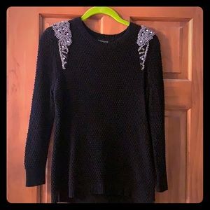 TopShop bling beaded sweater